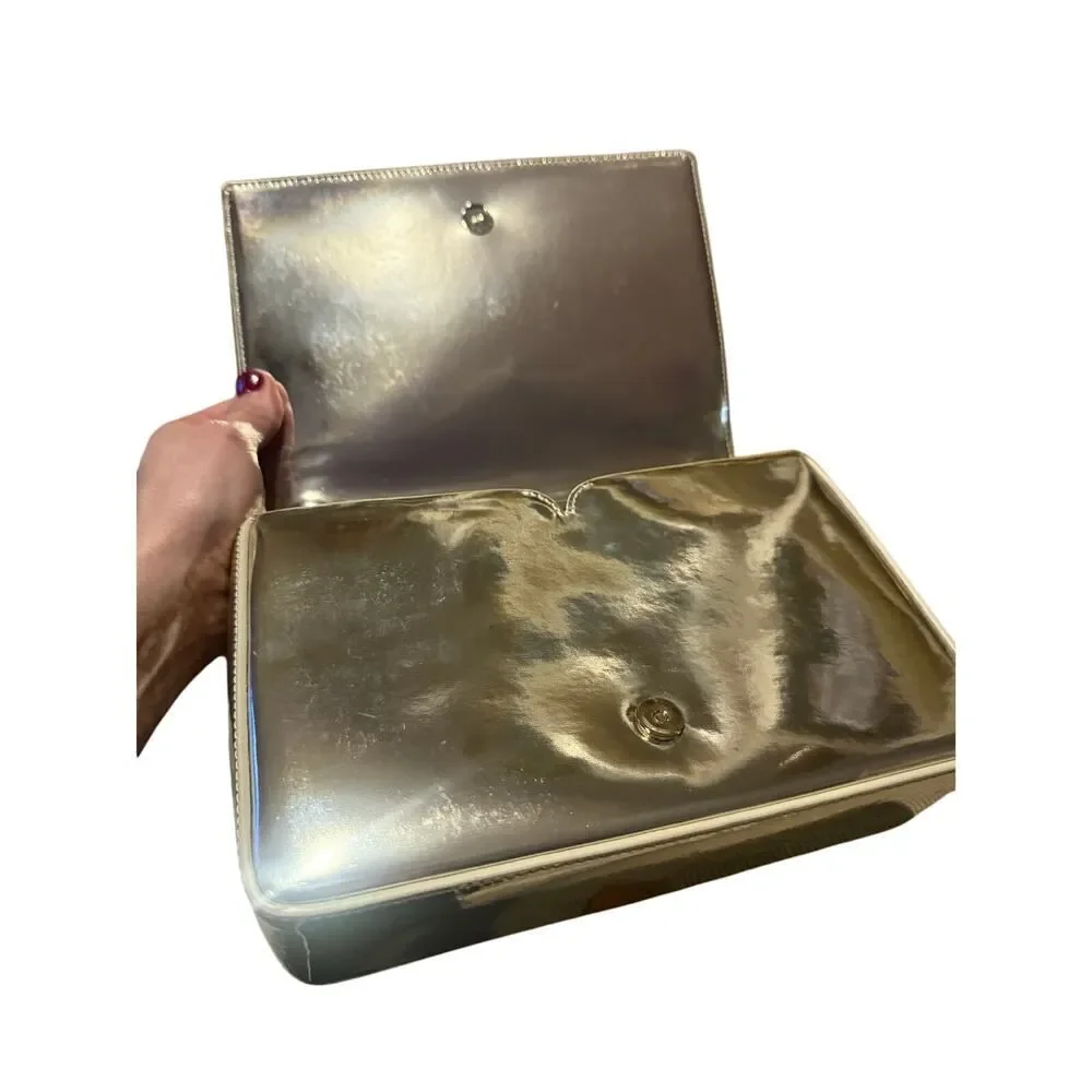 Kate Spade Amelia Spade Flower Medium Convertible Shoulder Bag – Gold Crossbody